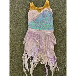Dance Costume Wish Come True Lavender Large Child Lyrical Ballet Contemporary